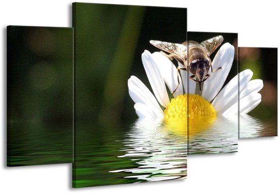Peinture sur toile Nature | Jaune, blanc, gris | 160x90cm 4 Liège