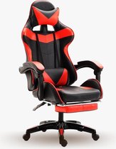 bol com gamestoel gaming stoel gaming chair bureaustoel rood extra kussens