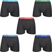 GIANVAGLIA Boxershorts 10-pack Heren - Zwart - Maat XXL | Ondergoed | Onderbroeken | Mannen Ondergoed