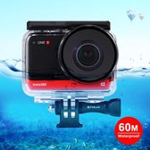 PULUZ 60m onderwaterdiepte Duikbehuizing Waterdichte camerabehuizing voor Insta360 ONE R Panorama Camera Edition (transparant)