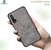 Voor Huawei Nova 6 PINWUYO Zun-serie PC + TPU + huid Waterdicht en anti-val All-inclusive beschermende schaal (grijs)