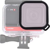 Duikfilter met vierkante behuizing en duikfilter voor Insta360 ONE R 4K Edition / 1 inch dition (roze)