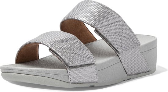 Fitflop Slippers - Maat 39 - Vrouwen - zilver | bol.com