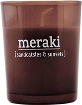 Meraki - Geurkaars Sandcastles & sunsets rood