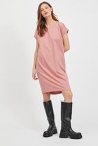 Vila Jurk Vidreamers S/s Knee Dress /su- Noos 14064087 Old Rose Dames Maat - L