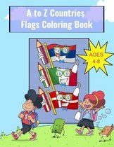 A to Z Countries Flags Coloring Book