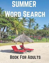 Seasonal Word Search Puzzles Book- Summer Word Search Book For Adults