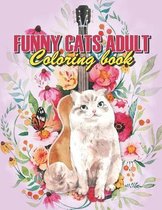 Funny Cats Adult Coloring book