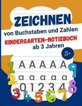 Zeichnen Von Buschstaben und Zahlen Kindergarten-Notizbuch