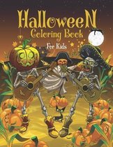 Halloween Coloring Book For Kids: Halloween Coloring Book For Kids, Boys, Girls Ages 2-5 with various Kawaii Characters, Haunted Houses, Cat, Pumpkin, Ghost, Witches, Bats, Vampires and so mu