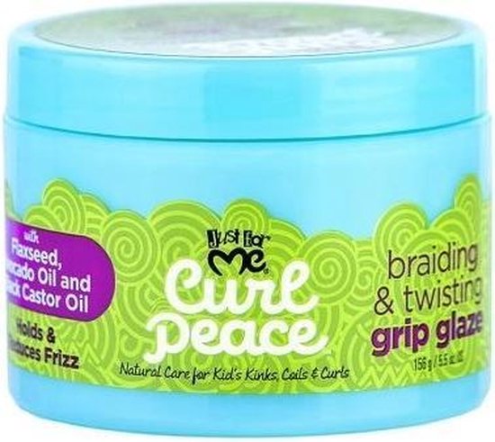 Just For Me - Curl Peace Braiding & Twisting Grip Glaze - 156gr van Just For Me — afbeelding 4