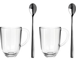 Leonardo NAPOLI Latte Machiatto Set 380ml - 4Delig