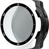 Telefoonglaasje Hoesje met screenprotector - Geschikt voor Huawei Watch GT 2E - 46mm - Wit