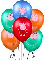 ProductGoods - 10x Peppa Pig Ballonnen Verjaardag -Verjaardag Kinderen - Ballonnen - Ballonnen Verjaardag - Peppa Pig - Kinderfeestje