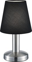 LED Tafellamp - Tafelverlichting - Trinon Muton - E14 Fitting - Rond - Mat Zwart - Aluminium