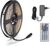 LED Strip Set Digitaal - Igna Stippi - 5 Meter - 5050-30 - RGB - Waterdicht IP65 - Afstandsbediening - 12V