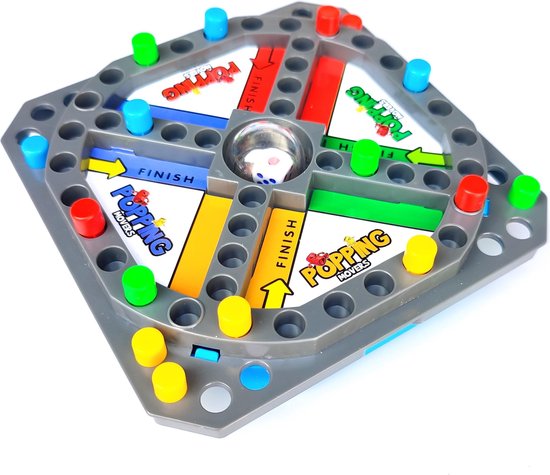Afbeelding van het spel Jobber Toys Reisspellen - Ludo - Popping Movers