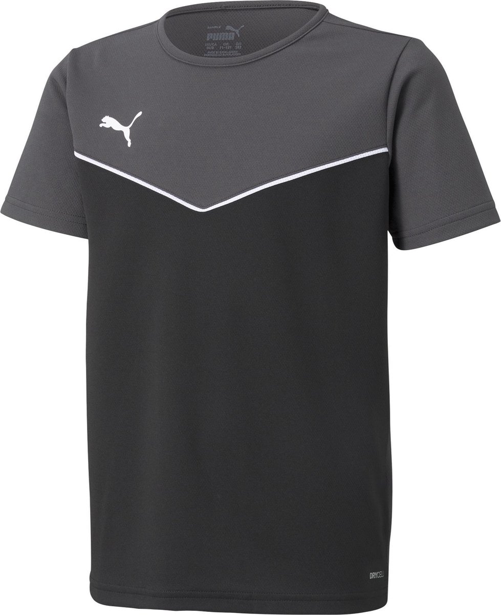 individualRISE Jersey Jr Jongens Sportshirt Zwart