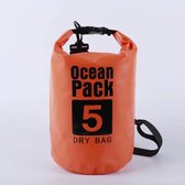 Nixnix Waterdichte Tas - Dry bag - 5L - Oranje - Ocean Pack - Dry Sack - Survival Outdoor Rugzak - Drybags - Boottas - Zeiltas