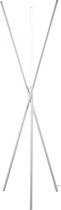 LED Vloerlamp - Nitron Luser - 15W - Warm Wit 3000K - Dimbaar - Rechthoek - Mat Wit - Aluminium