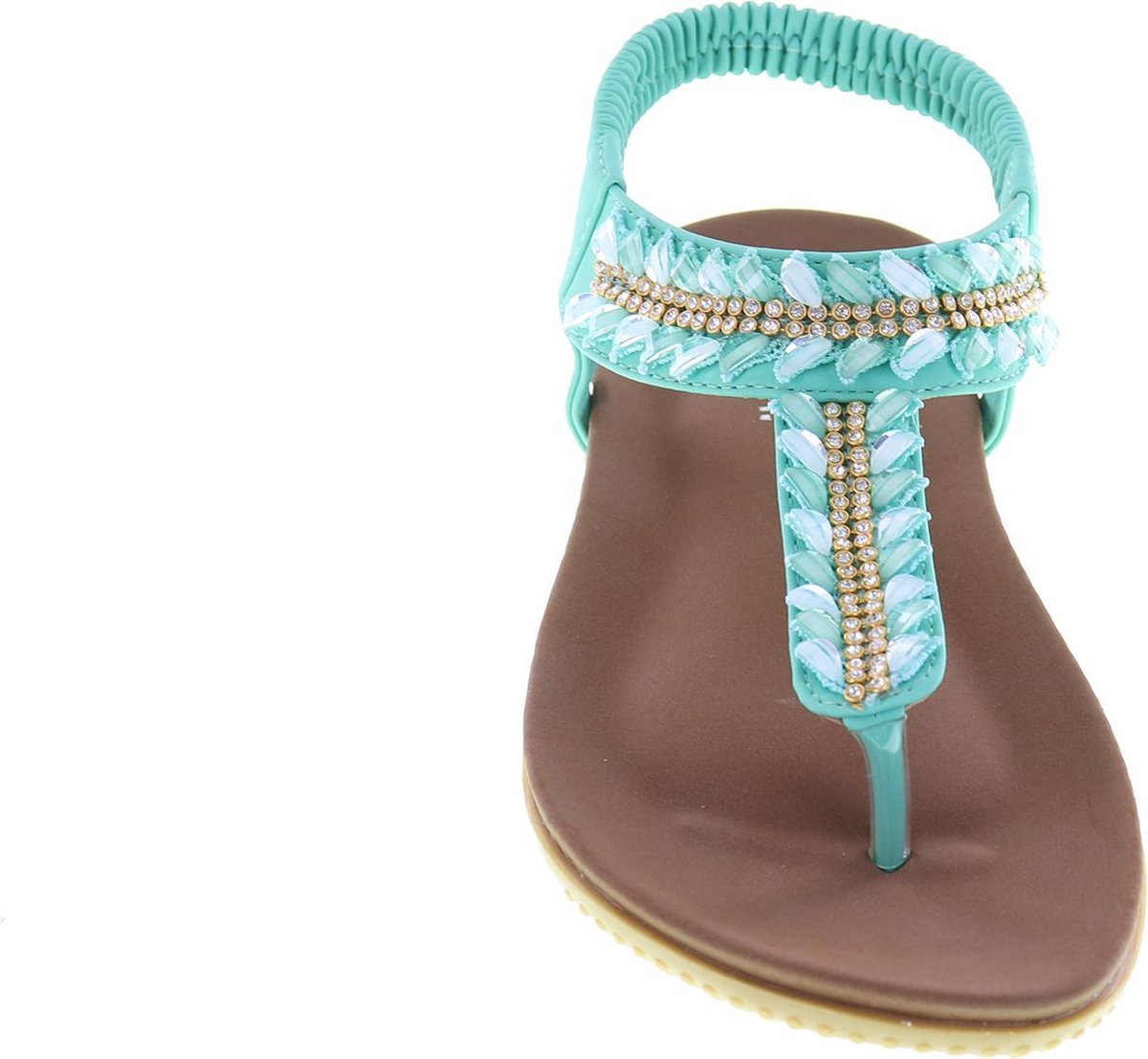 Mrchlabel Eke Dames Sandalen - Groen - Maat 37
