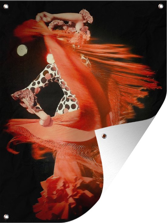 Poster Danseuse Flamenco - Format 50x70 Cm - Couleurs Vives - Décoration Murale Espagnole - Sans Cadre