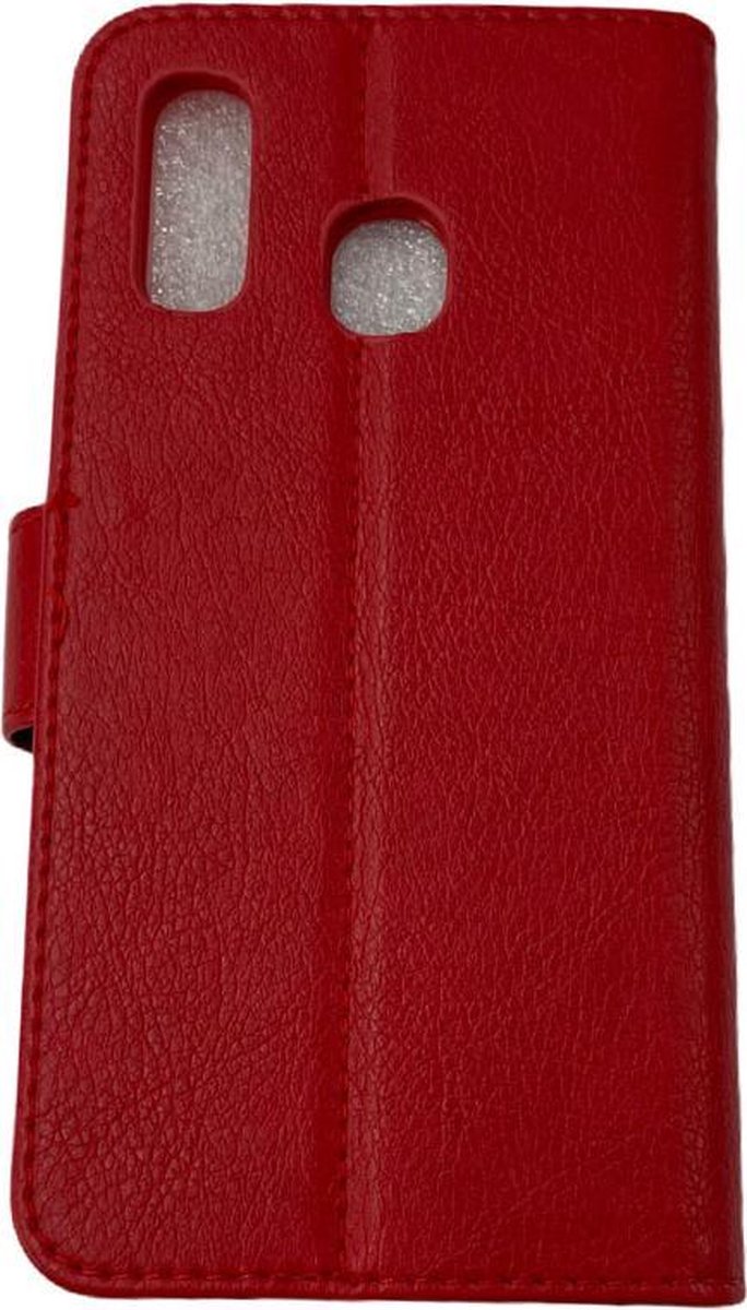 ZKl Telecom Telefoonhoesje - Book Case - Geschikt Voor Samsung Galaxy A40 - Rood