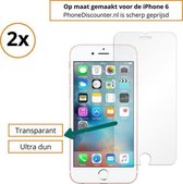 2x iPhone 6 Screenprotector | Premium Kwaliteit | Tempered Glass | Protective Glass | Gehard Glas | Bescherm Glas