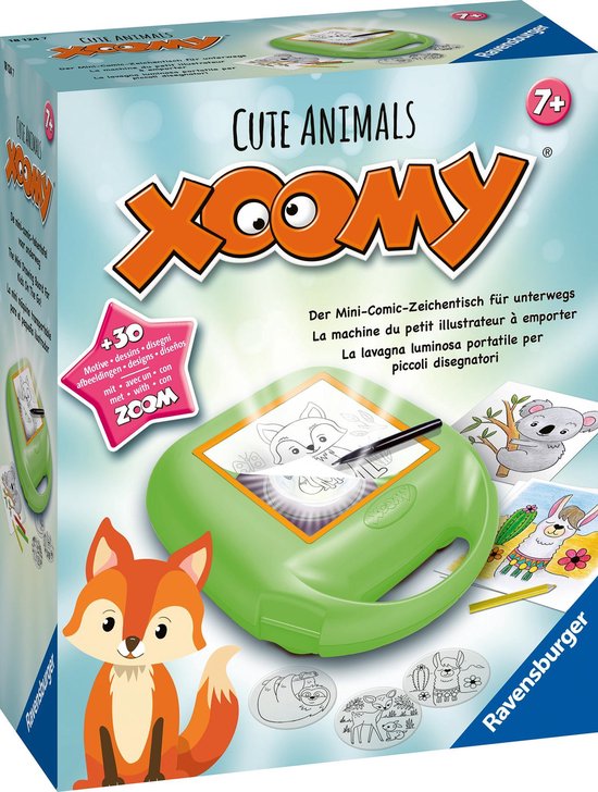 Ravensburger Xoomy® Compact Cute Animals - Tekenmachine - Hobbypakket - Xoomy