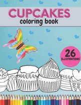 Cupcakes Coloring Book