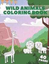 Wild Animals Coloring Book