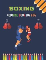 Boxing coloring book for kids