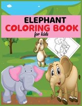 Elephant coloring book for kids