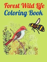 Forest Wild Life Coloring Book