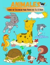 Animales Libro De Colorear Para Ninos 4 - 8 Anos