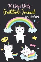 30 Days Daily Gratitude Journal for Women