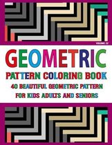 Geometric Pattern Coloring Book For Adults Seniors and Kids