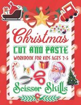 Christmas Cut and Paste Work Book For Kids