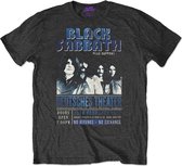 Black Sabbath - Deutsches '73 Heren T-shirt - Eco - S - Zwart