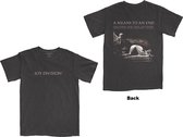 Joy Division Heren Tshirt -S- A Means To An End Zwart
