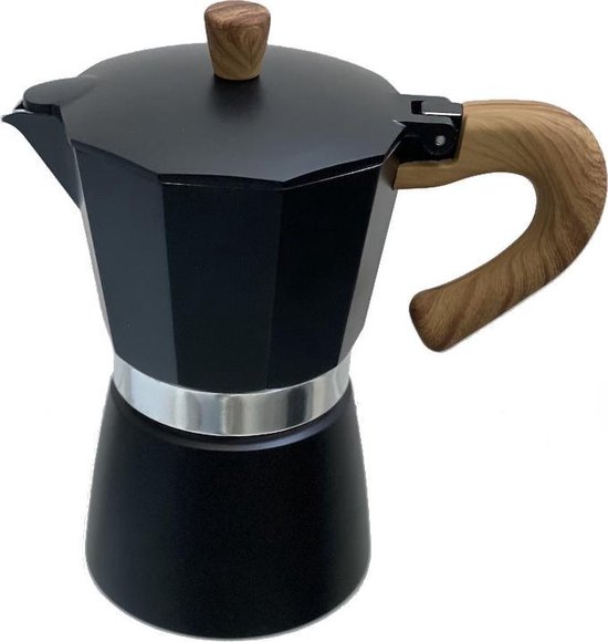 optillen Gewoon overlopen blootstelling Espressopot - Percolator - MeijerBoon Siena - mat zwart - 300 ml | bol.com