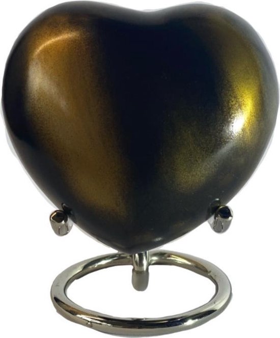 Mini urn hart Gold black 14283