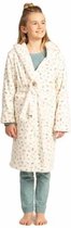 Eskimo Fleece meisjes Badjas Mirre  - 104  - Creme
