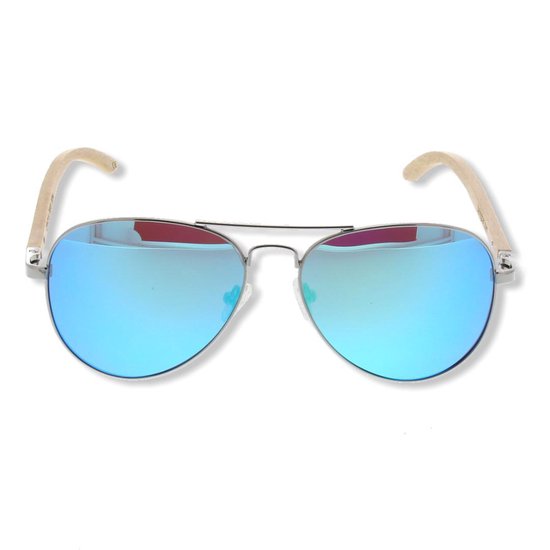 BEINGBAR Eyewear "Model 1" Sustainable Bamboo Sunglasses van BEINGBAR — afbeelding 2
