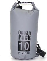 Nixnix Waterdichte Tas - Dry bag - 10L - Grijs - Ocean Pack - Dry Sack - Survival Outdoor Rugzak - Drybags - Boottas - Zeiltas