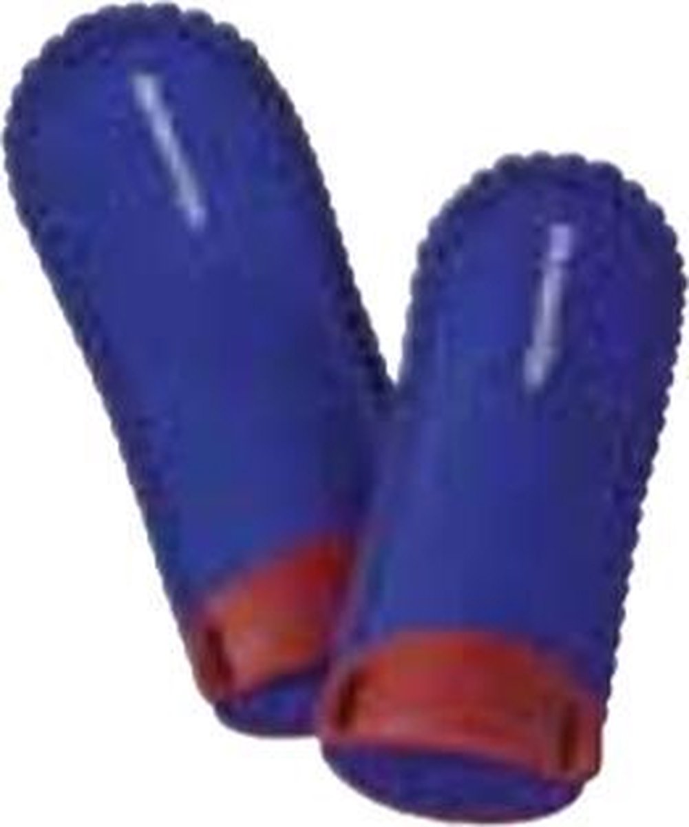 KitchenGrips - FLXAprene pannenlap - pannenhouder - neopreen - set 2 stuks - blauw/rood