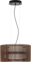 Eglo | Houten LED Hanglamp | 2x18 Watt | ROVERATO | bruin| Ø: 420 mm