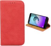 Klaphoesje - Telefoonhoesje met pashouder - Hoesje voor Samsung Galaxy J3 Pro/Prime - Roze