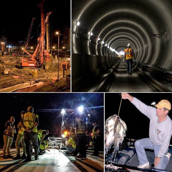 LED DE TRAVAIL À LED - ANTI-CHOC IP44 - 100W 9000LUMEN - 6500K DAYLIGHT WHITE - INCL. FICHE DE CONNEXION 150CM