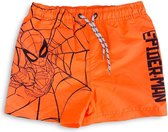 Marvel Spiderman zwemshort / zwembroek - fluor oranje - met aantrekkoord - maat 104 (4 jaar)